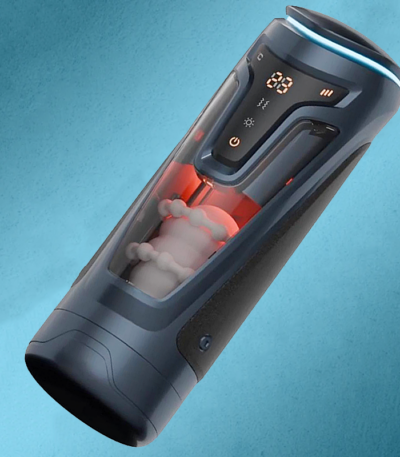 Fleshy Thrust Intelligent Heating Male Automatic Masturbator